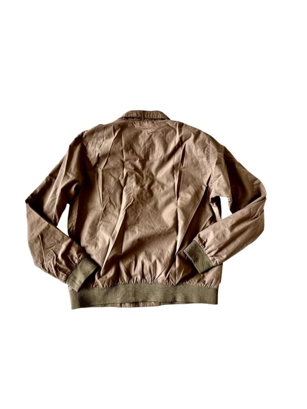 Vintage 90s Members-Only Racing Jacket Lg Khaki Tan Lined Iconic Harrington - Picture 2 of 13